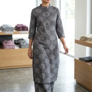 20% OFF ON KEVLOR LOTUS LUXURIUS VISCOSE KURTI PALAZZO 100% Comfort Wear.