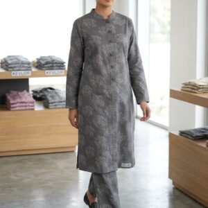 20% OFF ON KEVLOR LOTUS LUXURIUS VISCOSE CORD-SET 100% Comfort Wear. - Grey, 4XL